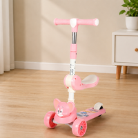 Jerry Character Kids Scooter With Seat Adjustable Manual Balance Ride Scooter