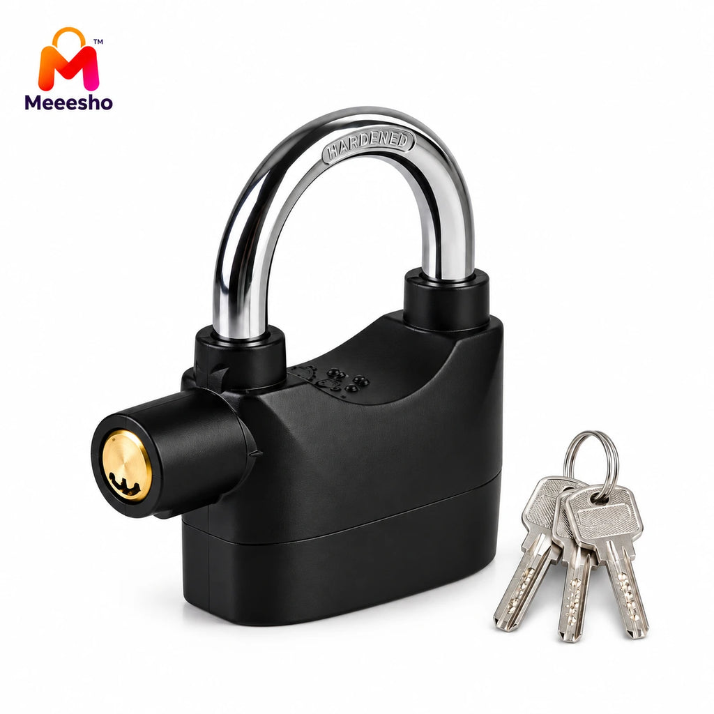 Heavy Duty Waterproof 110dB Alarm Padlock for Motorcycle Bike Security