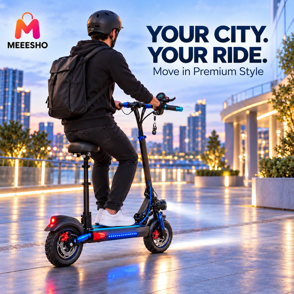 48V Foldable Electric Scooter Delivers Powerful Off-Road Performance And Comfort