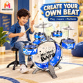 Large Kids Jazz Drum Play Set Inspires Musical Learning Fun