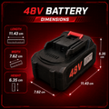 48V 10000mAh Rechargeable 5 cells Battery Lithium Ion Battery High Capacity