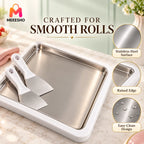 Home Ice Cream Roll Maker Tray With Dual Scrapers Included