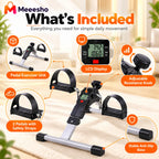 Digital Pedal Exerciser for Convenient Home Arm and Leg Workouts