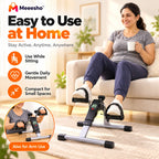 Digital Pedal Exerciser for Convenient Home Arm and Leg Workouts