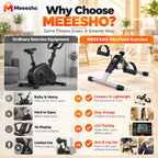 Digital Pedal Exerciser for Convenient Home Arm and Leg Workouts