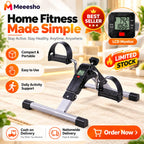 Digital Pedal Exerciser for Convenient Home Arm and Leg Workouts