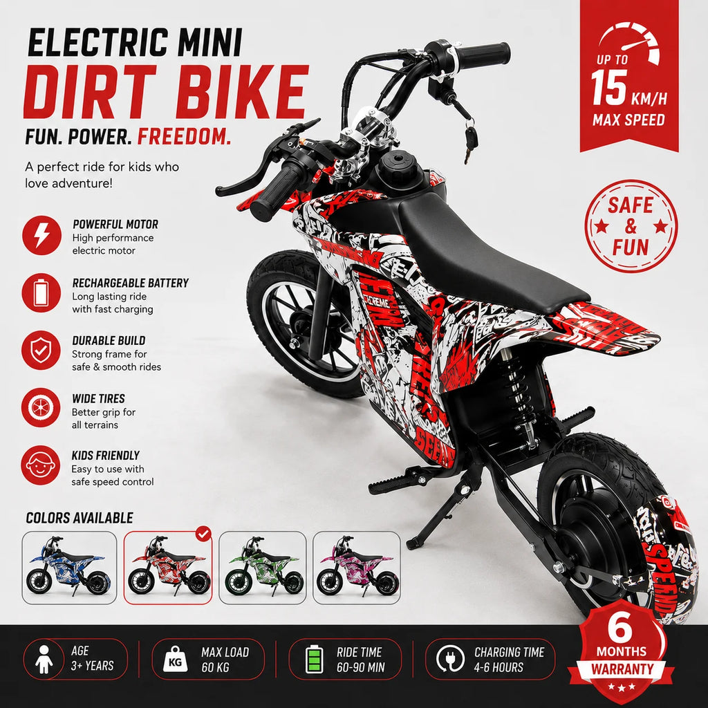 Kids Electric Mini Dirt Bike – Fast Adventure Ride