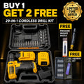 29-in-1 Cordless Drill Kit with 2 Free Gifts