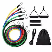 11-Piece Resistance Band Set for Powerful Full-Body Workouts Anywhere