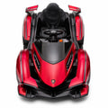 Ferrari-Style Kids Electric Ride-On Sports Car with LED Lights Seat