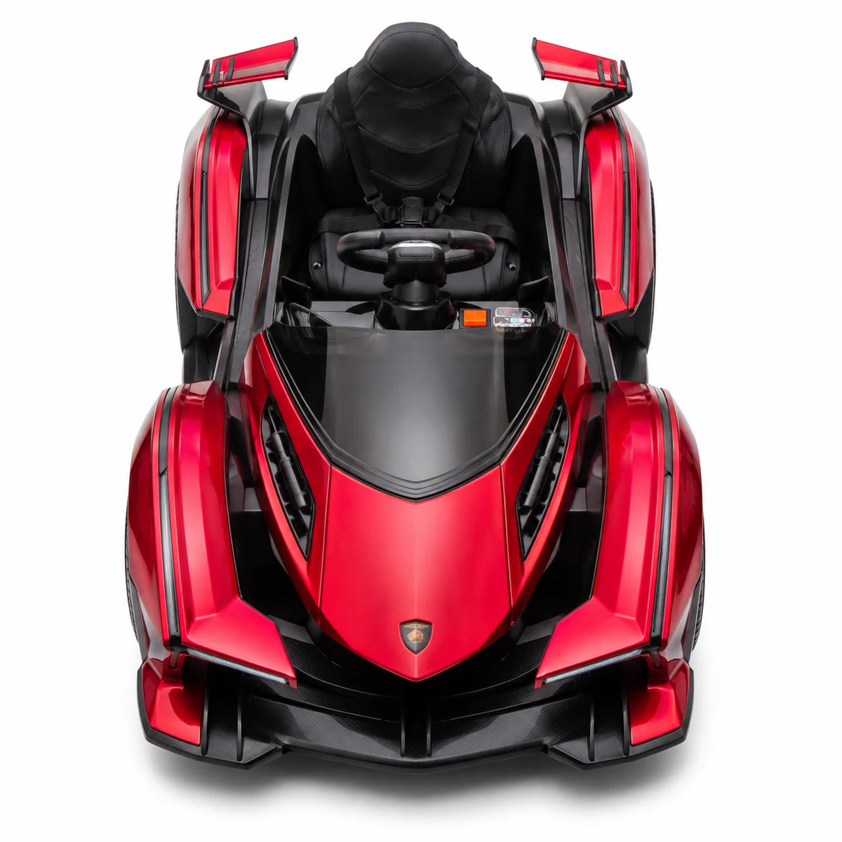 Ferrari-Style Kids Electric Ride-On Sports Car with LED Lights Seat