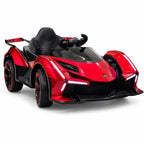 Ferrari-Style Kids Electric Ride-On Sports Car with LED Lights Seat