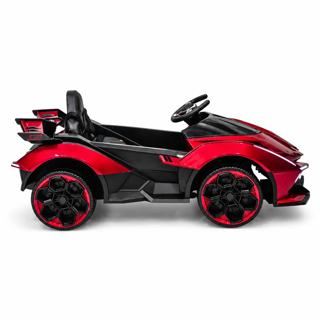 Ferrari-Style Kids Electric Ride-On Sports Car with LED Lights Seat