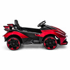 Ferrari-Style Kids Electric Ride-On Sports Car with LED Lights Seat