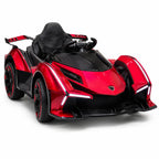 Ferrari-Style Kids Electric Ride-On Sports Car with LED Lights Seat
