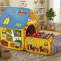 Kids Houses Wisdom Yellow Pop Up Play Tent Indoor Outdoor Fun