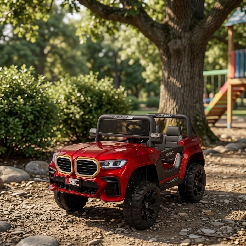 Premium Kids Electric Ride Car Outdoor Battery Powered Driving Toy Vehicle