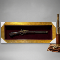 Modern Wall Hanging Gun Decoration Stylish Home Office Display Art Piece