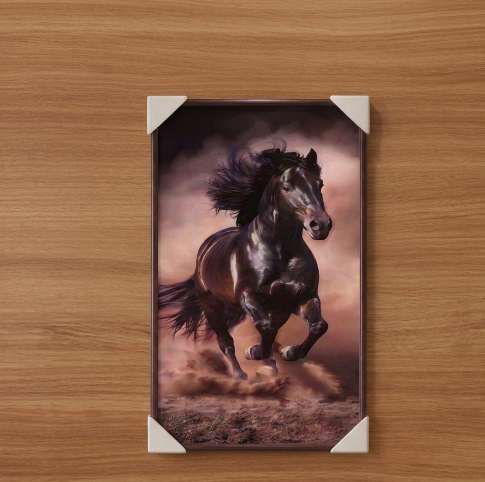 Elegant Horse Wall Hanging Painting Artistic Decorative Canvas For Luxury Interiors
