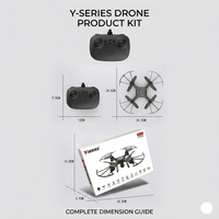 4K HD Dual Camera Mini Drone Toy For Kids RC Airplane