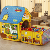 Kids Houses Wisdom Yellow Pop Up Play Tent Indoor Outdoor Fun