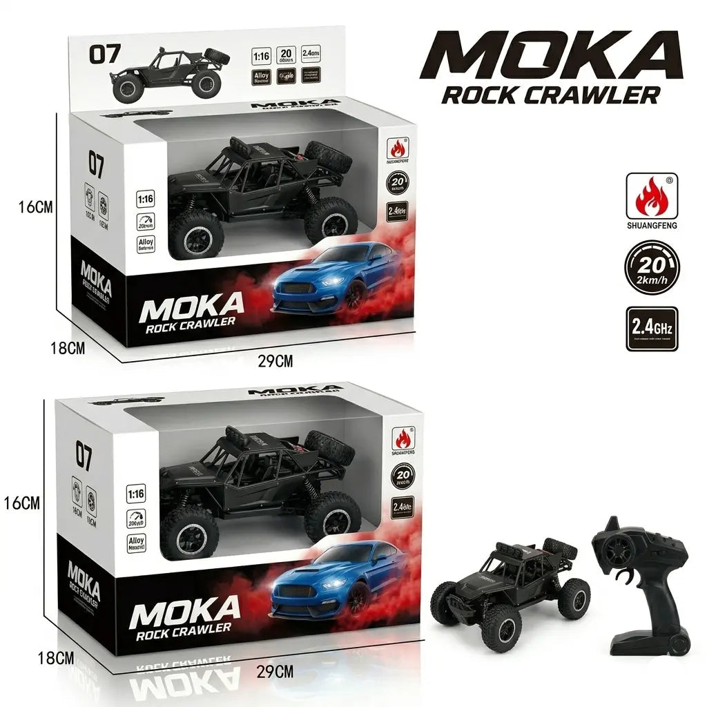 RC Rock Crawler Monster Truck Rechargeable Off Road Car Toy