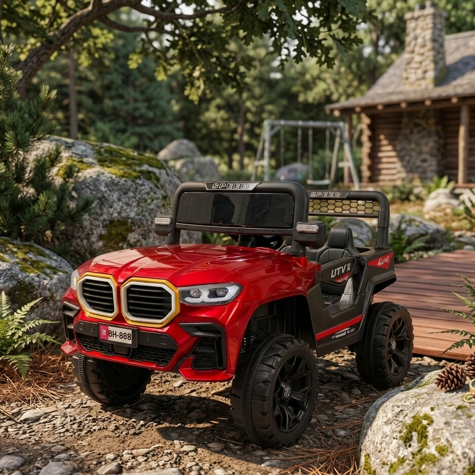 Premium Kids Electric Ride Car Outdoor Battery Powered Driving Toy Vehicle