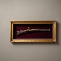Modern Wall Hanging Gun Decoration Stylish Home Office Display Art Piece