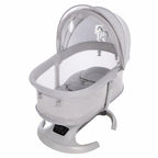 Luxury Newborn Baby Rocking Crib Comfortable Infant Bassinet Swing Chair Seat