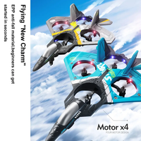 V17 Professional Drone RC Fighter Jet Foam Quadcopter Aircraft