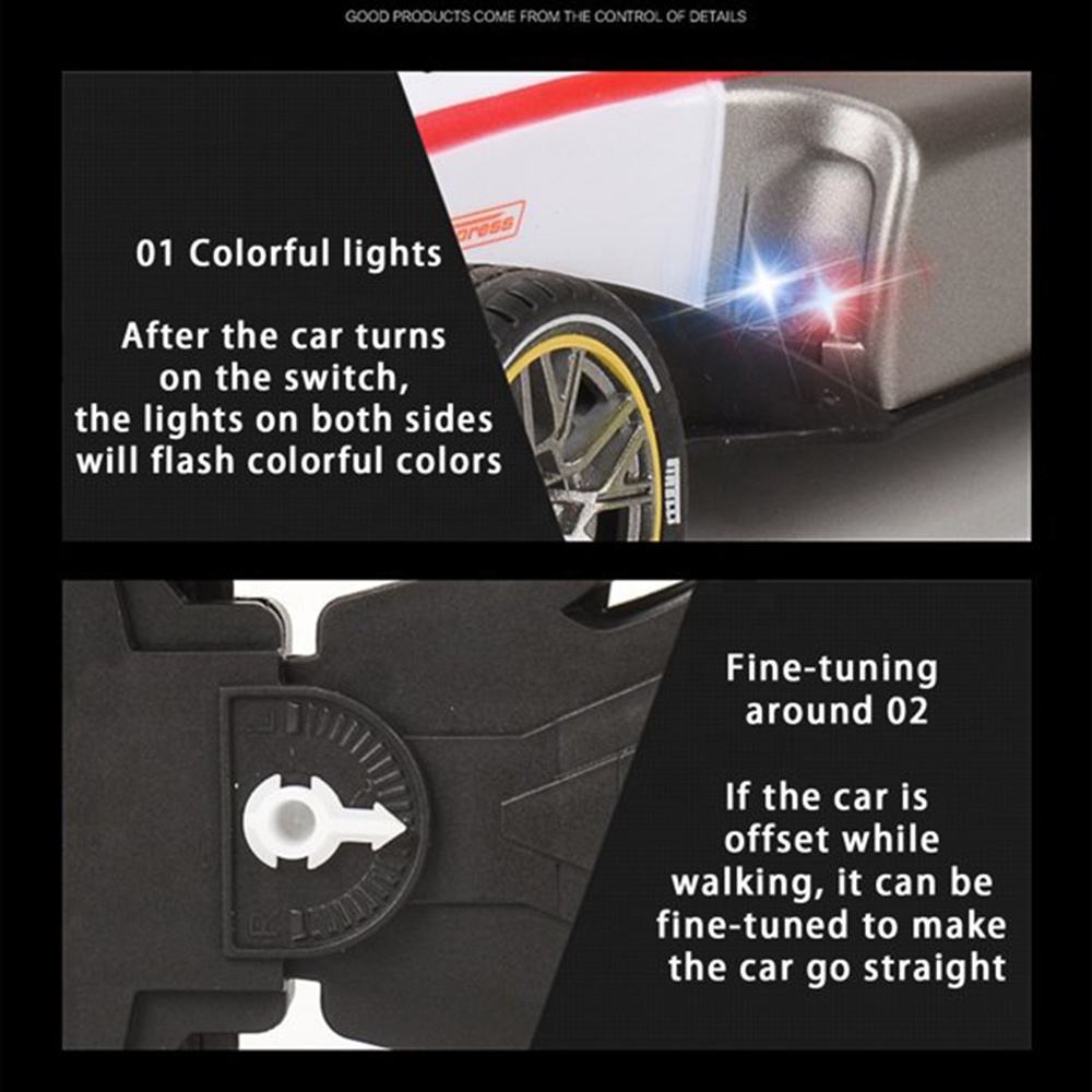 RC Formula One Racing Car With Spray Lights High Speed Performance