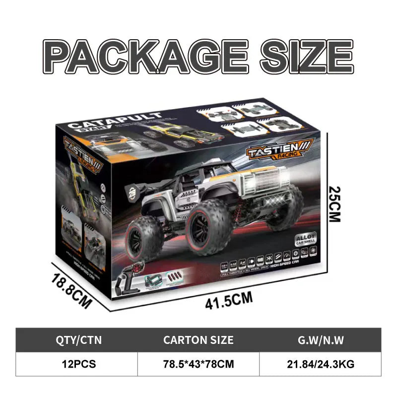 RC 4WD Off Road Drift Car LED Remote Control Crawler