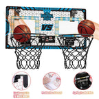Foldable Kids Basketball Hoop Double Score LED Sports Game Playset Toy