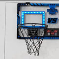 Foldable Kids Basketball Hoop Double Score LED Sports Game Playset Toy