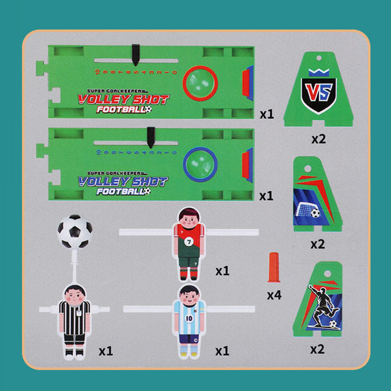 Soccer Shot Two Player Family Board Game Competitive Indoor Fun Entertainment