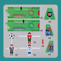Soccer Shot Two Player Family Board Game Competitive Indoor Fun Entertainment