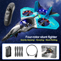 V17 Professional Drone RC Fighter Jet Foam Quadcopter Aircraft