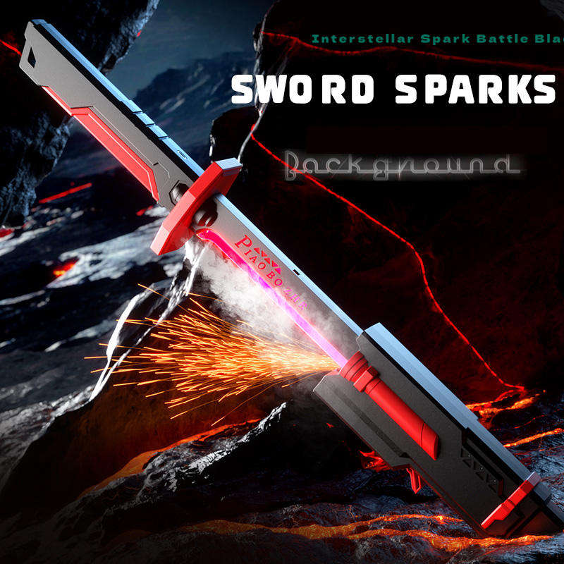 Spark Boys Glowing Lightsaber Toy Sword Durable LED Action Adventure Weapon