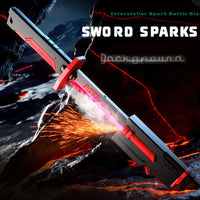 Spark Boys Glowing Lightsaber Toy Sword Durable LED Action Adventure Weapon