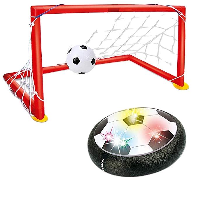 LED Air Soccer Football Set Indoor Hover Game Toy For Kids