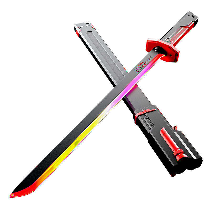 Spark Boys Glowing Lightsaber Toy Sword Durable LED Action Adventure Weapon