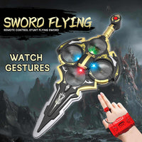 LED Sword Drone Remote Control Flying Toy With Stunt Action Features