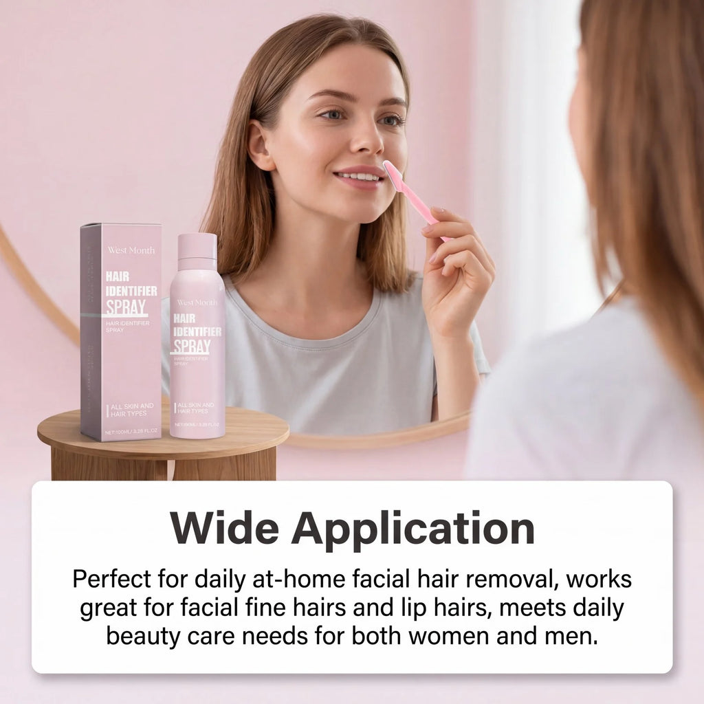 Hair Identifier Spray for Smooth, Easy Facial Shaving