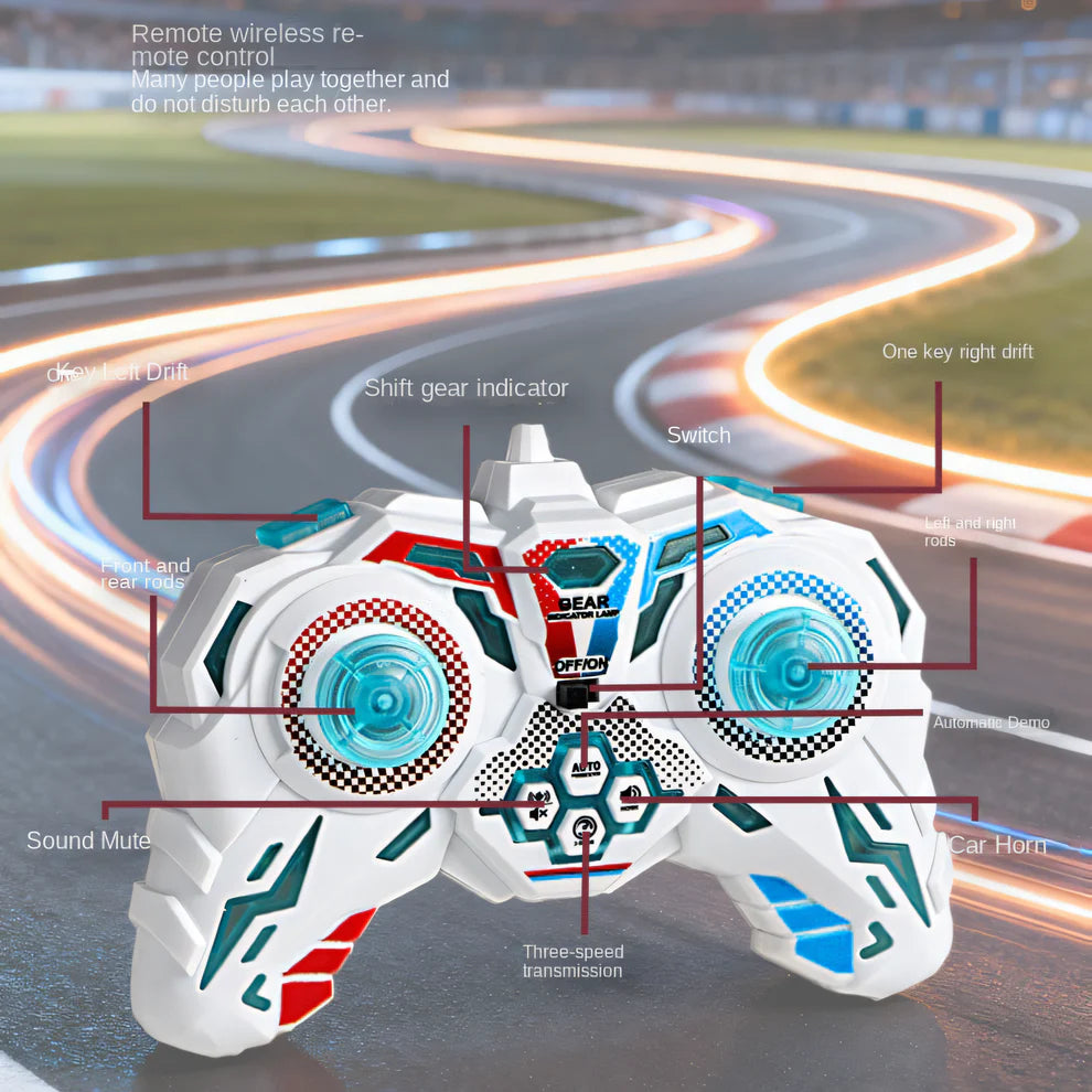 High Speed Alloy Remote Control Metal Drift Racing Car Toy
