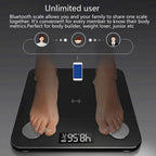 Smart BMI Body Fat Scale Digital Bathroom Weight Measurement Scale