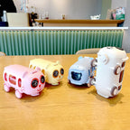 Cute Panda Kids Water Bottle Straw Cartoon Cup Toy