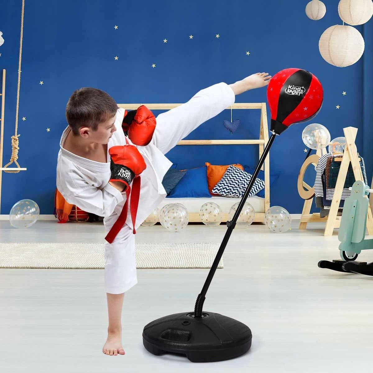 Desktop Punching Bag Speed Ball Stress Relief Boxing Training Toy