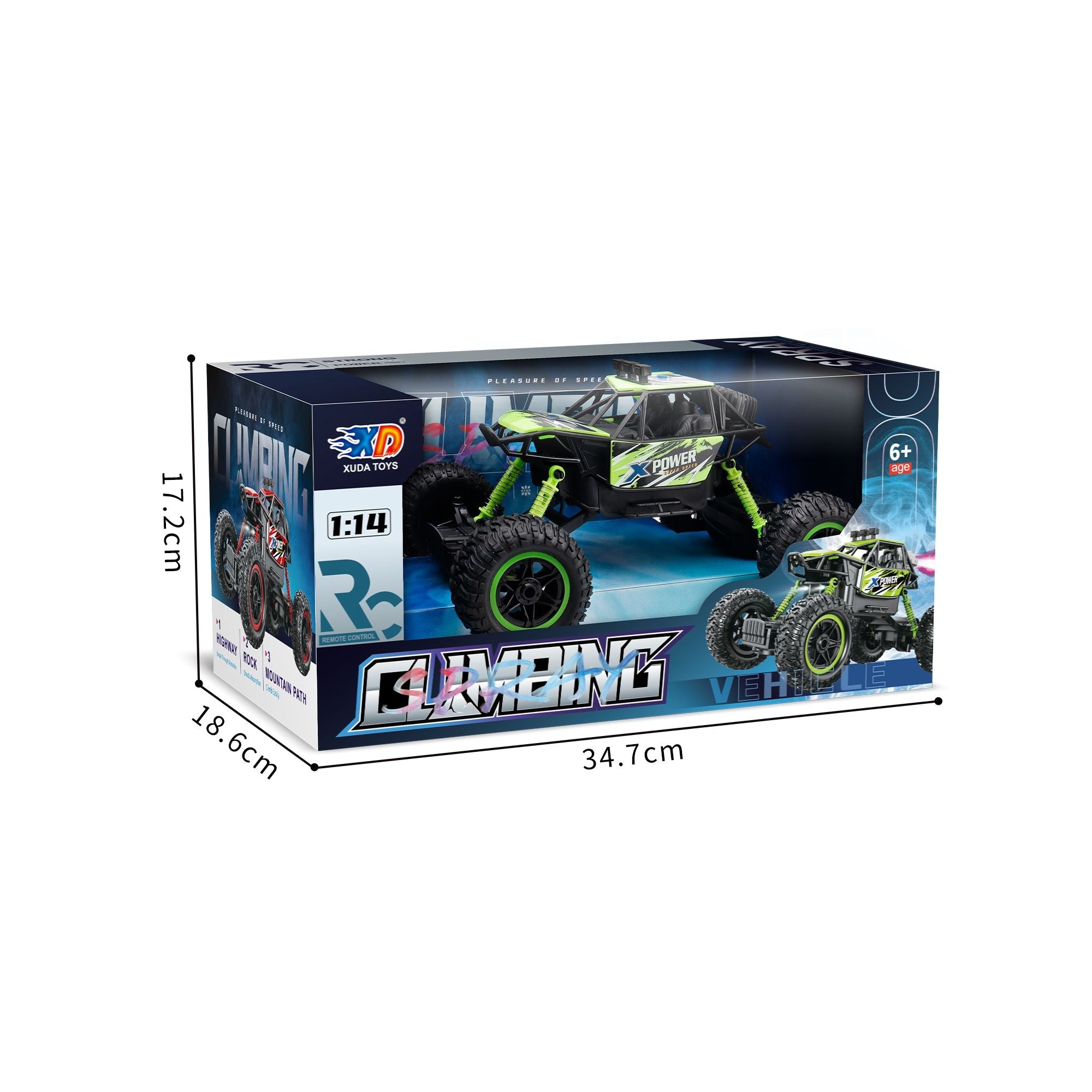 4DRC High Speed Offroad Rock Climbing RC Truck With Fog Spray