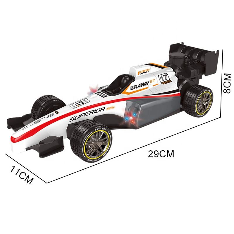 RC Formula One Racing Car With Spray Lights High Speed Performance