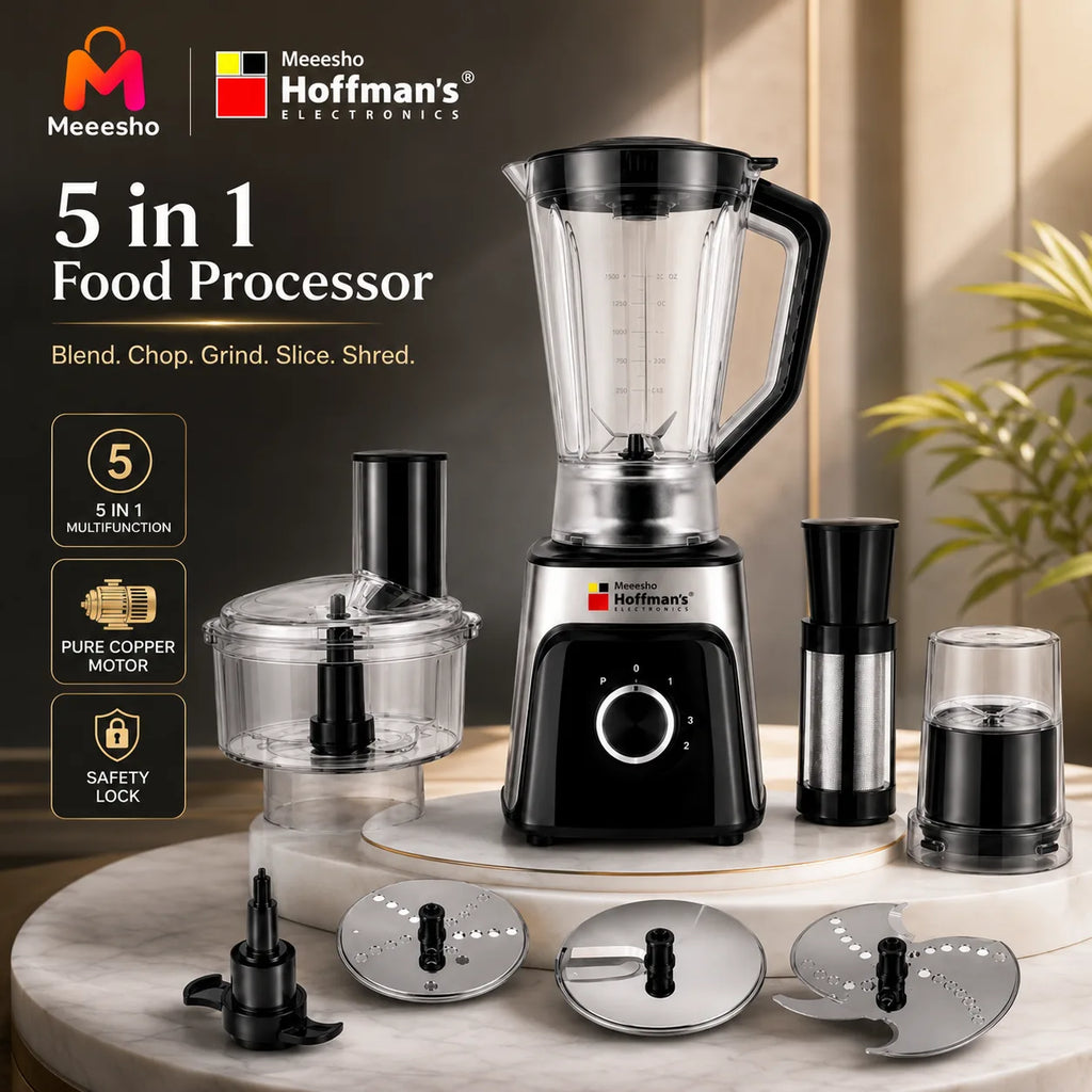 Meeesho Hoffman's 5-in-1 Multifunction Food Processor